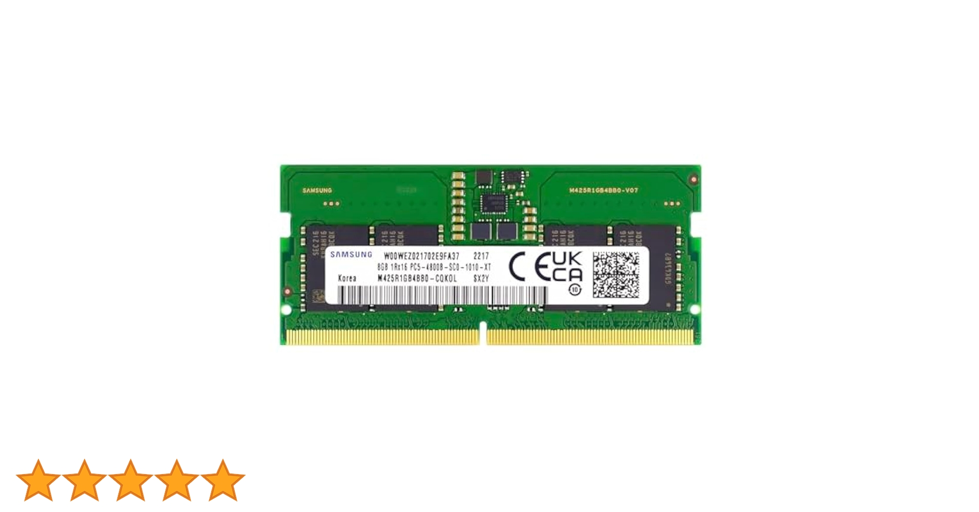 Memória RAM para laptop Samsung 8GB DDR5 4800 MHz PC5-38400 SODIMM